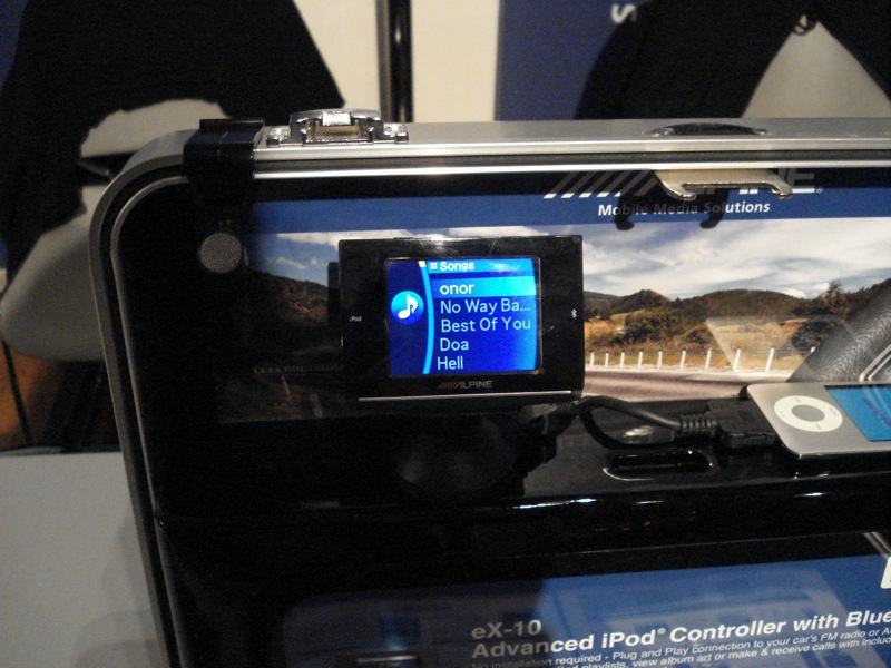 Illustration for article titled Alpine eX-10 Bluetooth Hub and iPod FM Transmitter For Your Car